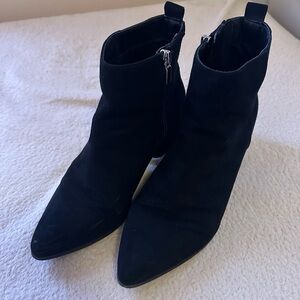 Black ankle boots